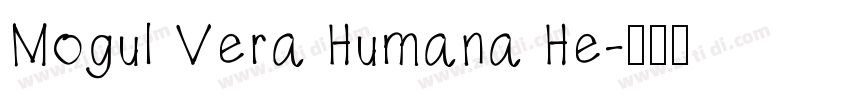 Mogul Vera Humana He字体转换